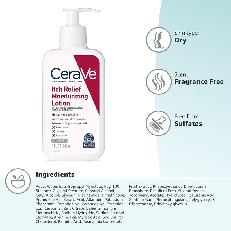 CeraVe Itch Relief Moisturizing Lotion