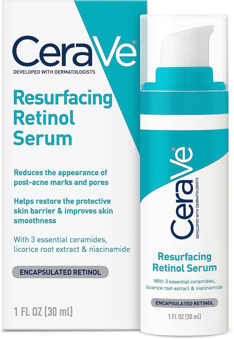 CeraVe Resurfacing Retinol Serum for Post-Acne Marks, Pores and Skin Texture