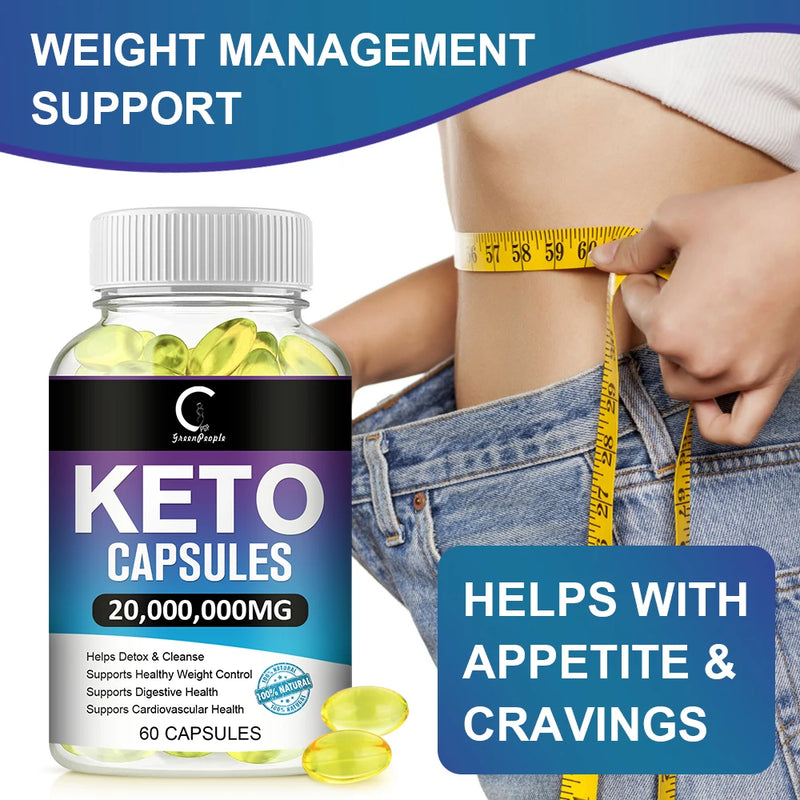 Keto Fat Burning Capsules For Weight Loss and Digestive Health