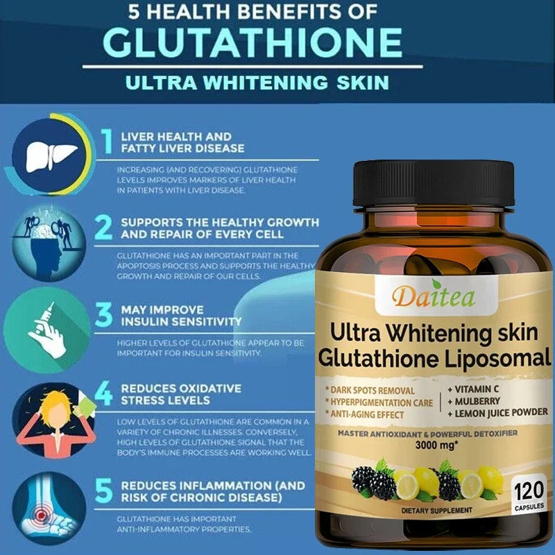 Ultra Skin Whitening Glutathione Collagen - For Dark Spots, Wrinkles & Skin Repairing