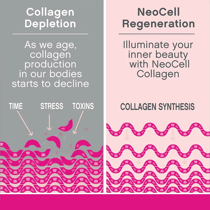 Super Collagen with Vitamin C & Biotin - For Reducing Wrinkles, Enhancing Skin Brightening, Healthy Hair and Nails