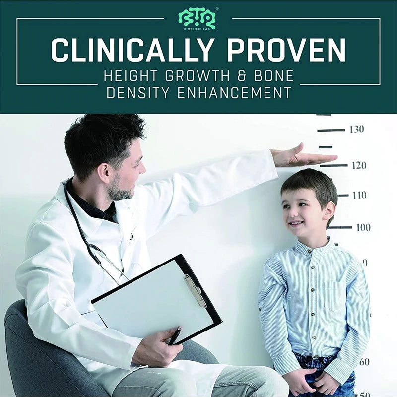 Height Growth Dietary Supplement - Vitamin D3, L-Arginine, Calcium, Zinc Promotes Bone Growth in Adults and Children