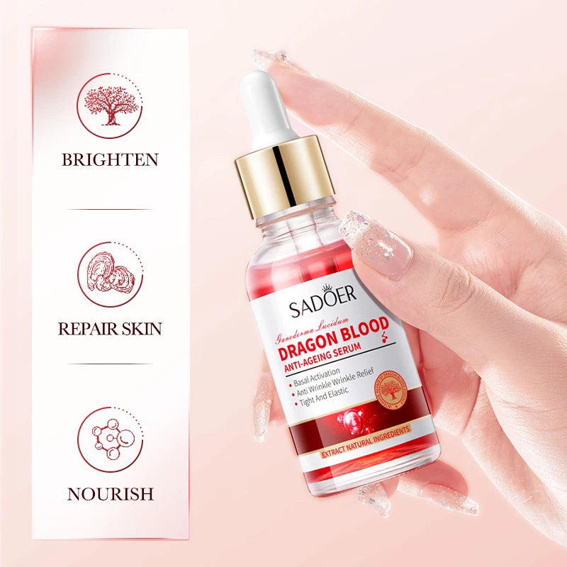 Dragon Blood Anti-Aging Facial Serum for Wrinkles, Fade Fine Lines, Moisturizing, Firming and Skin Roughness