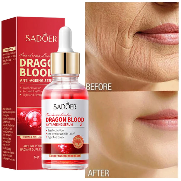 Dragon Blood Anti-Aging Facial Serum for Wrinkles, Fade Fine Lines, Moisturizing, Firming and Skin Roughness