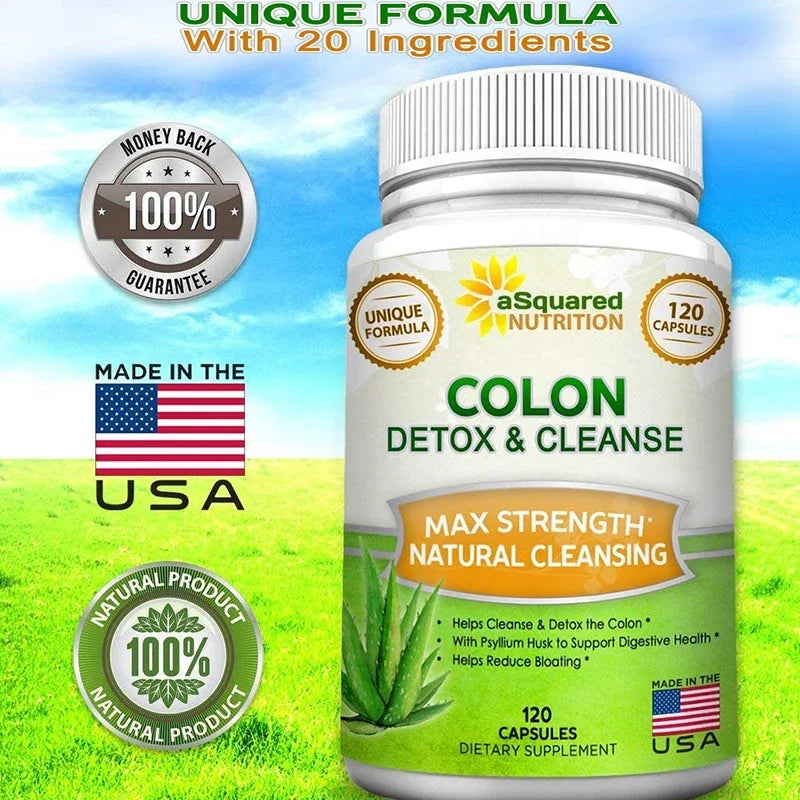 Colon Detox & Cleanse for Weight Loss, Metabolism, Kidney and Liver Detoxification