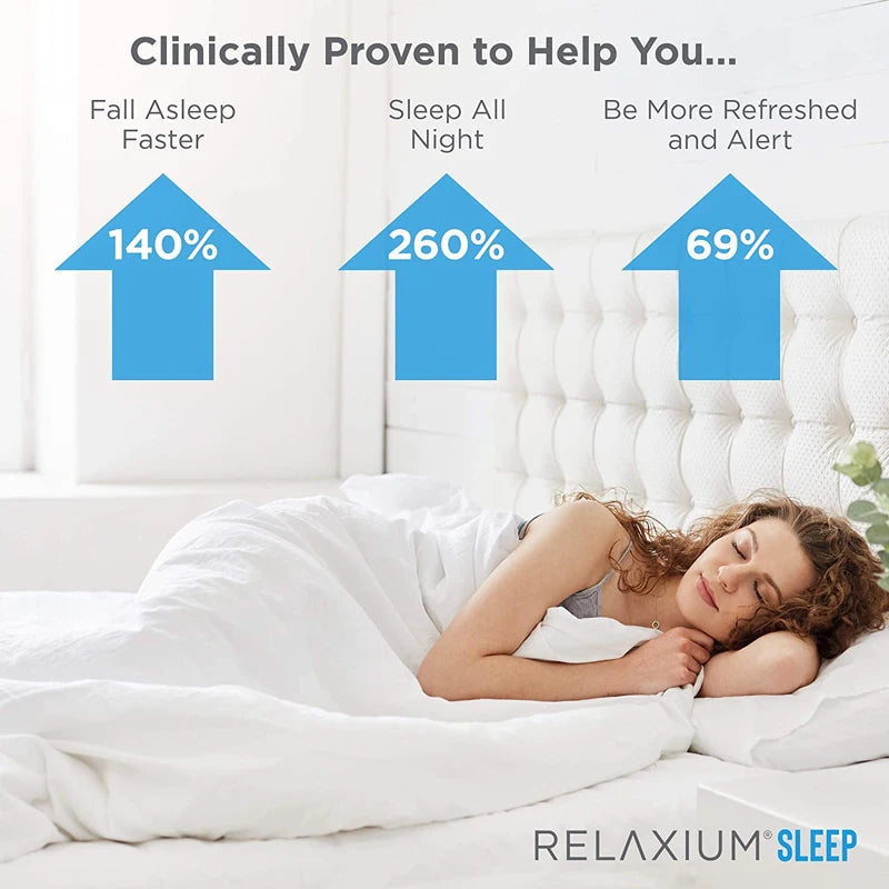 Relaxium Natural Sleep Aid Supplement - For Longer & Stress Relief Sleep