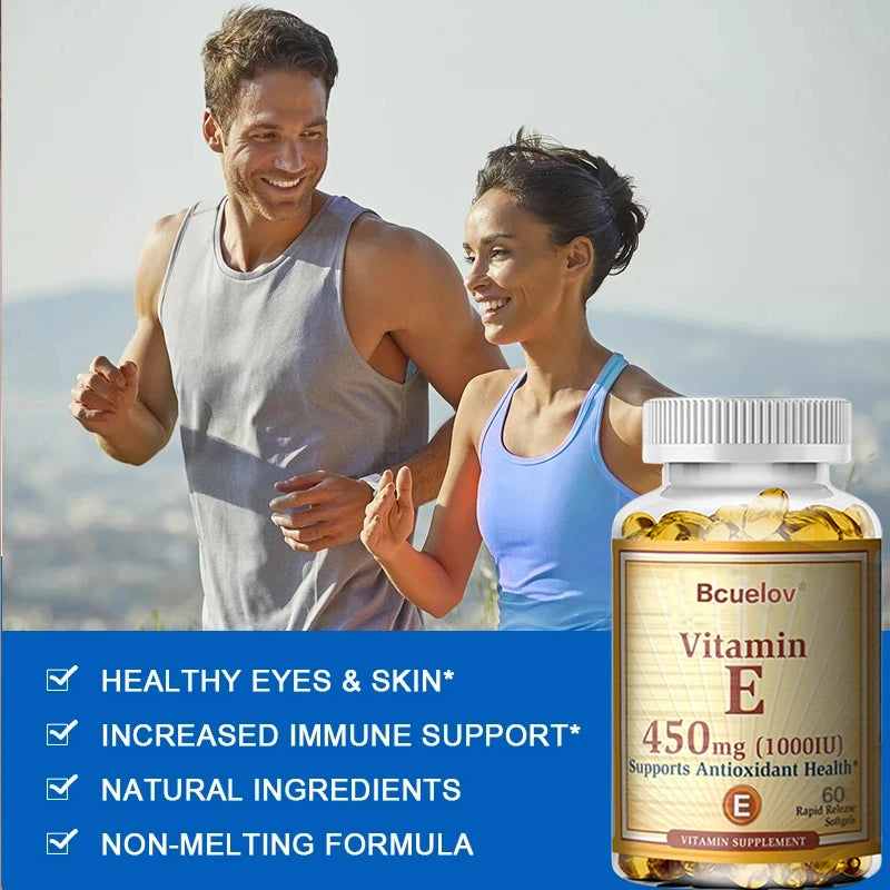 Vitamin E Supports Immune System & Skin Nutrition - Natural Antioxidant