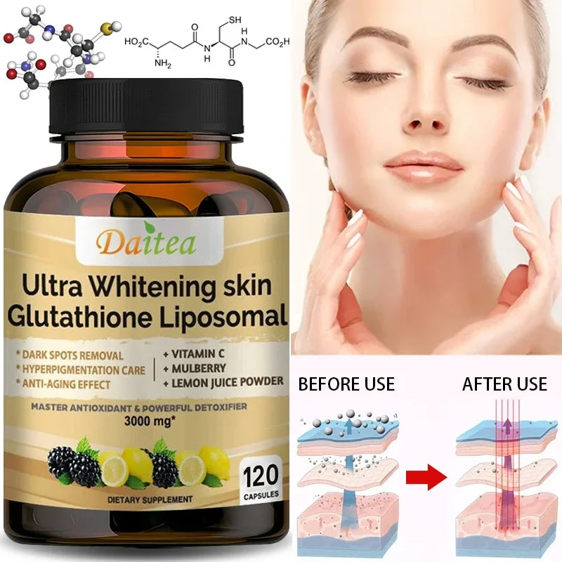 Ultra Skin Whitening Glutathione Collagen - For Dark Spots, Wrinkles & Skin Repairing