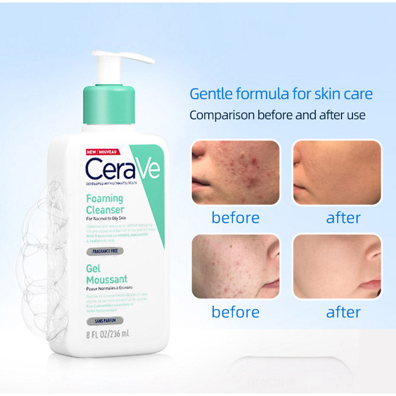 Cerave Foaming Cleanser For Normal To Oily Skin