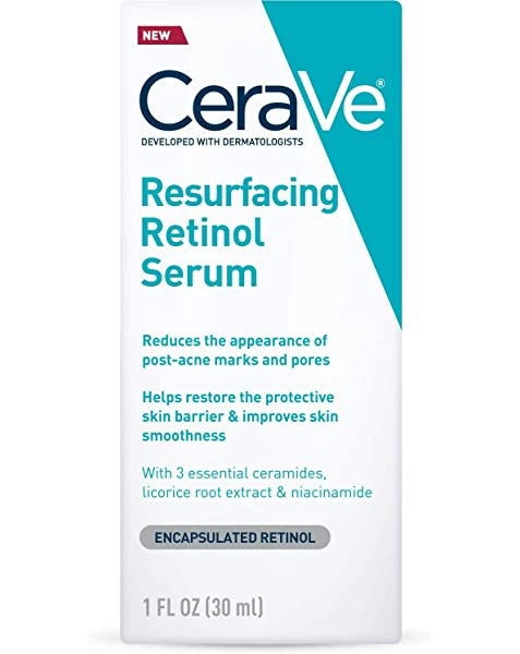 CeraVe Resurfacing Retinol Serum for Post-Acne Marks, Pores and Skin Texture