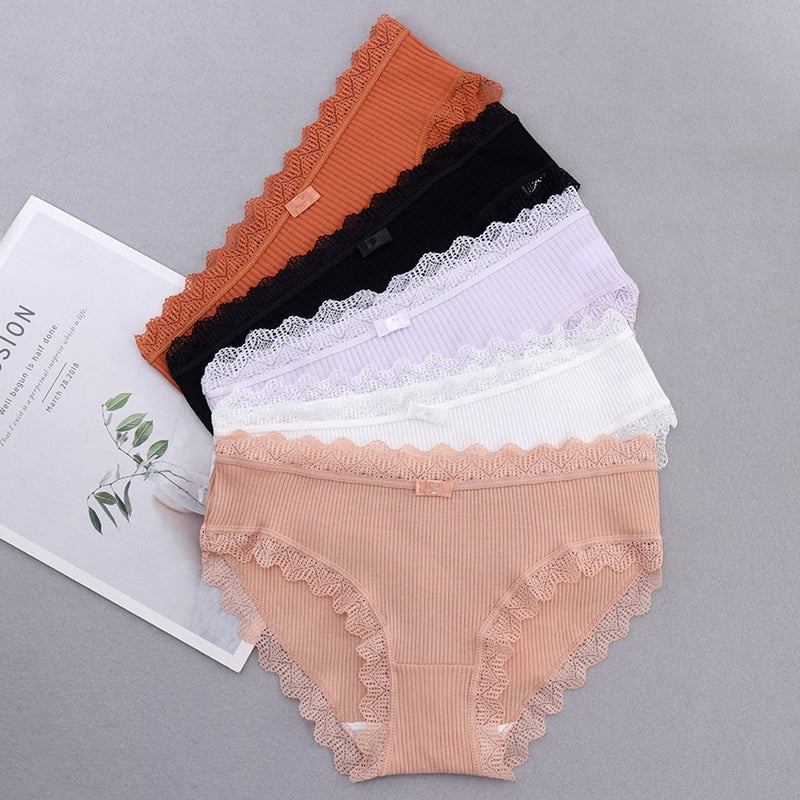 5PCS Super soft Sexy Cotton Panties - Thal Lifestyle