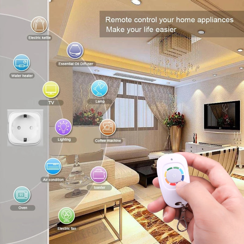 Wireless Smart Power quality Timer Socket - Thal Lifestyle