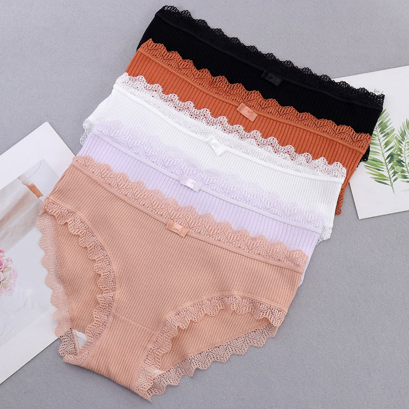 5PCS Super soft Sexy Cotton Panties - Thal Lifestyle