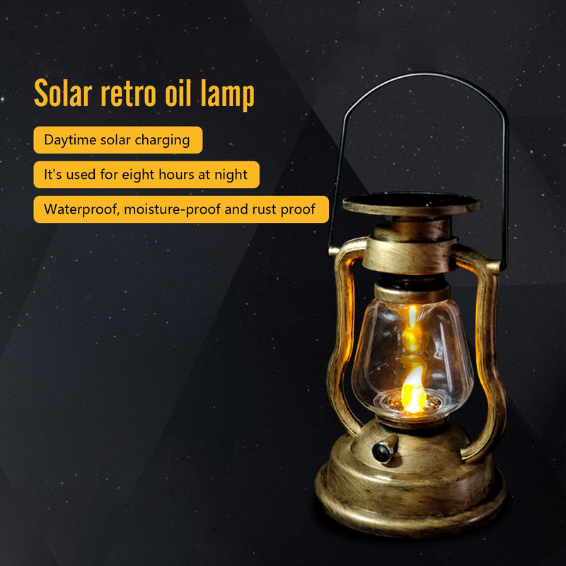 LED Solar Light Retro Kerosene Lamp Solar - Thal Lifestyle