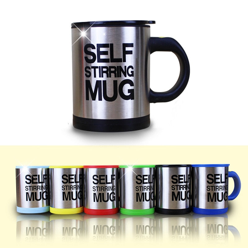 Self Stirring Mug Stainless Steel mix Coffee - Thal Lifestyle