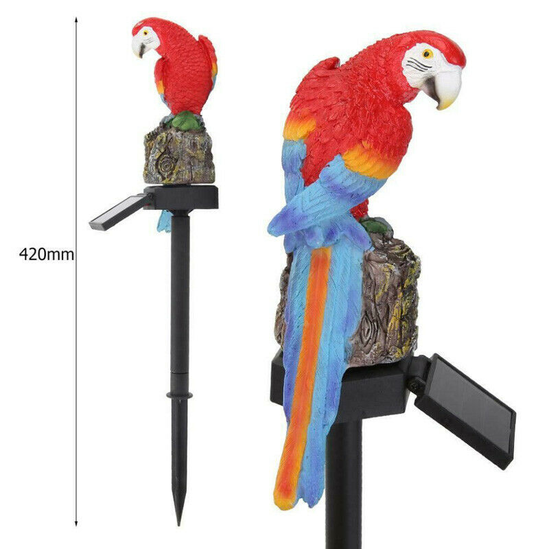 Solar Power LED Parrot Lawn Light Garden - Thal Lifestyle