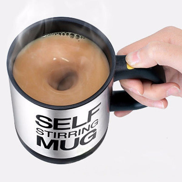 Self Stirring Mug Stainless Steel mix Coffee - Thal Lifestyle