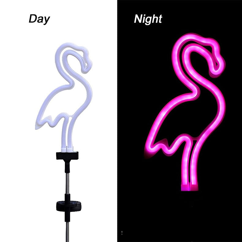 LED Lawn Solar Flamingo Lamp Outdoor Solar - Thal Lifestyle