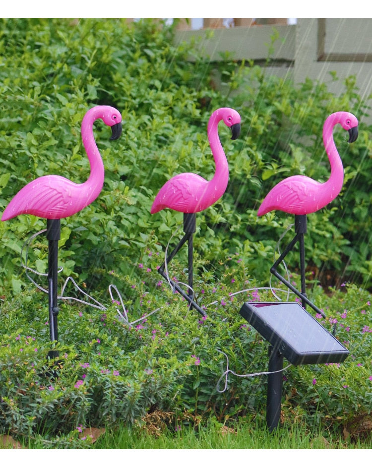 LED Lawn Solar Flamingo Lamp Outdoor Solar - Thal Lifestyle