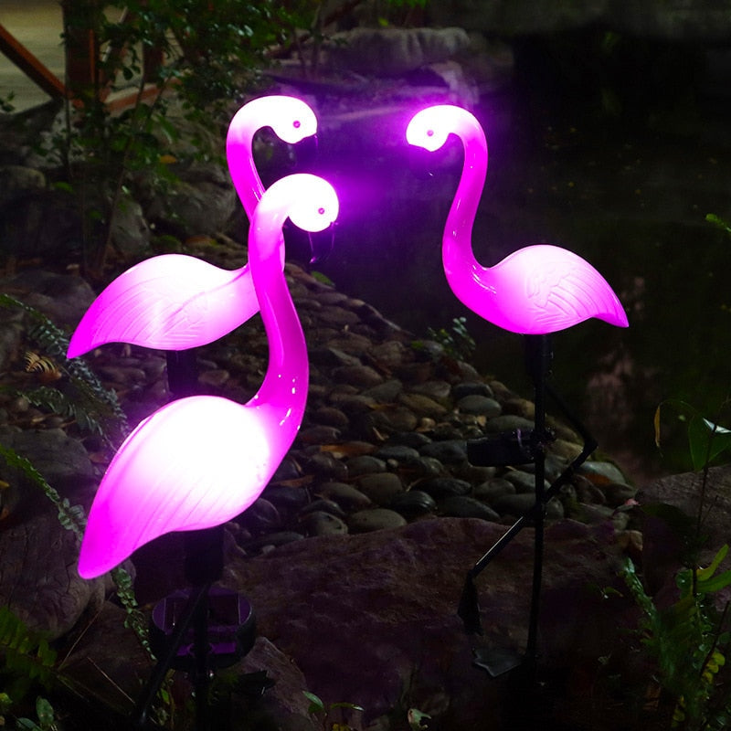 LED Lawn Solar Flamingo Lamp Outdoor Solar - Thal Lifestyle