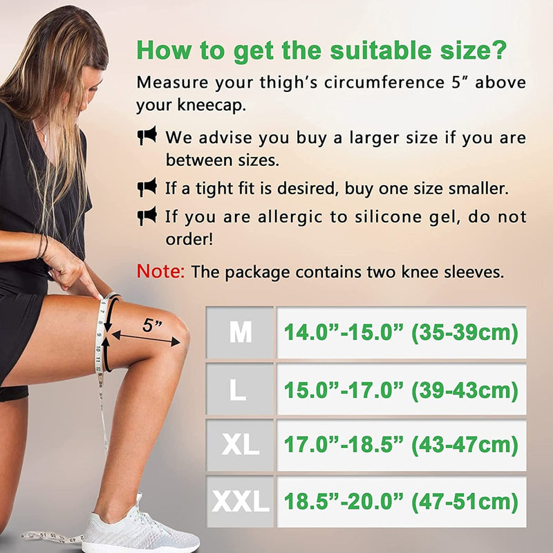 Fashion Anti-slip Elasticity Long Knee - Thal Lifestyle