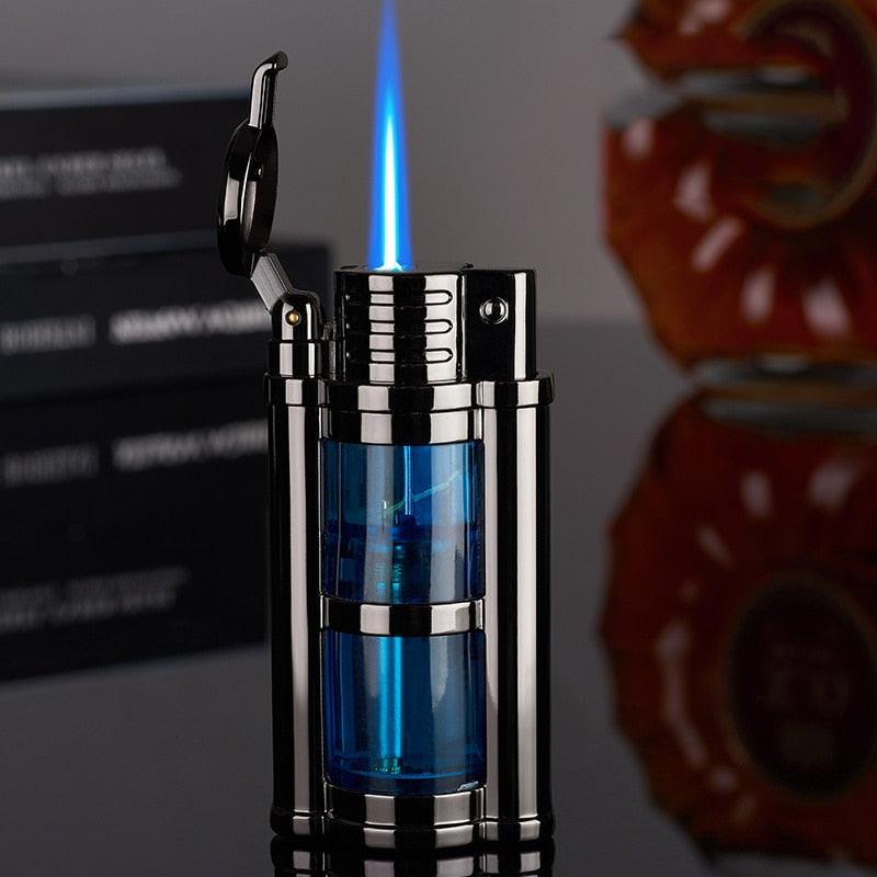 Metal Transparent Visible Gas Lighter - Thal Lifestyle