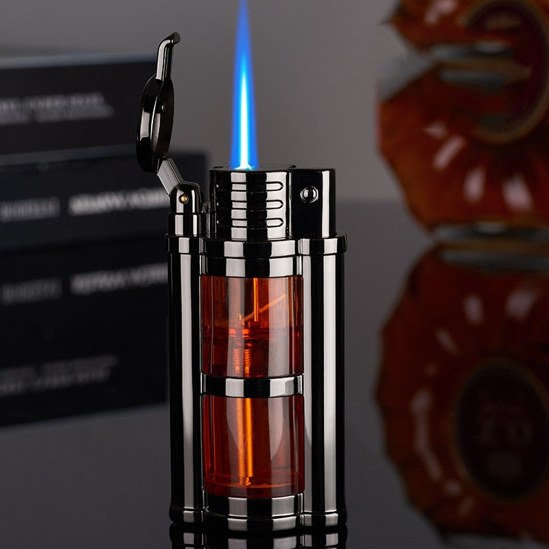 Metal Transparent Visible Gas Lighter - Thal Lifestyle