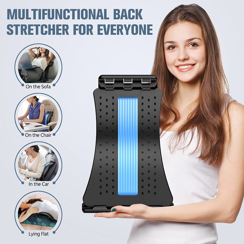 Adjustable Back Massager Waist Neck Fitness - Thal Lifestyle