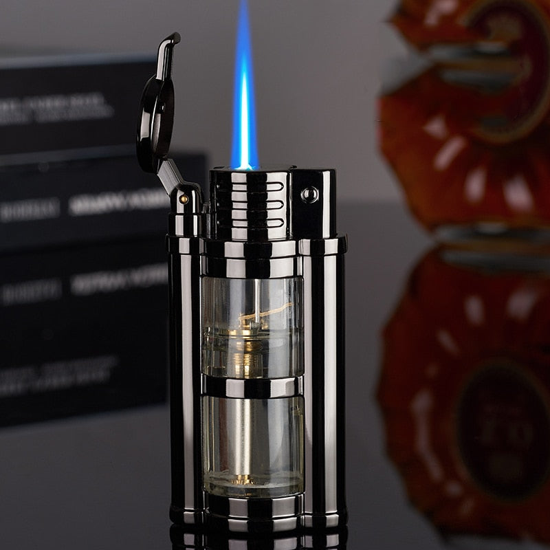 Metal Transparent Visible Gas Lighter - Thal Lifestyle