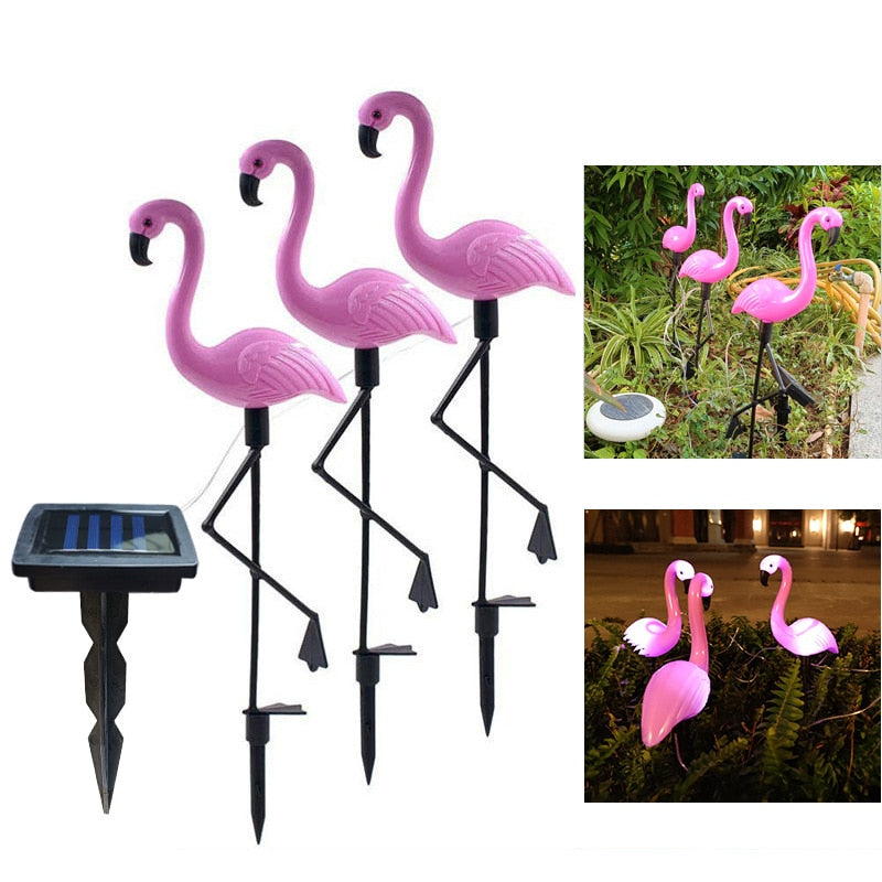 LED Lawn Solar Flamingo Lamp Outdoor Solar - Thal Lifestyle