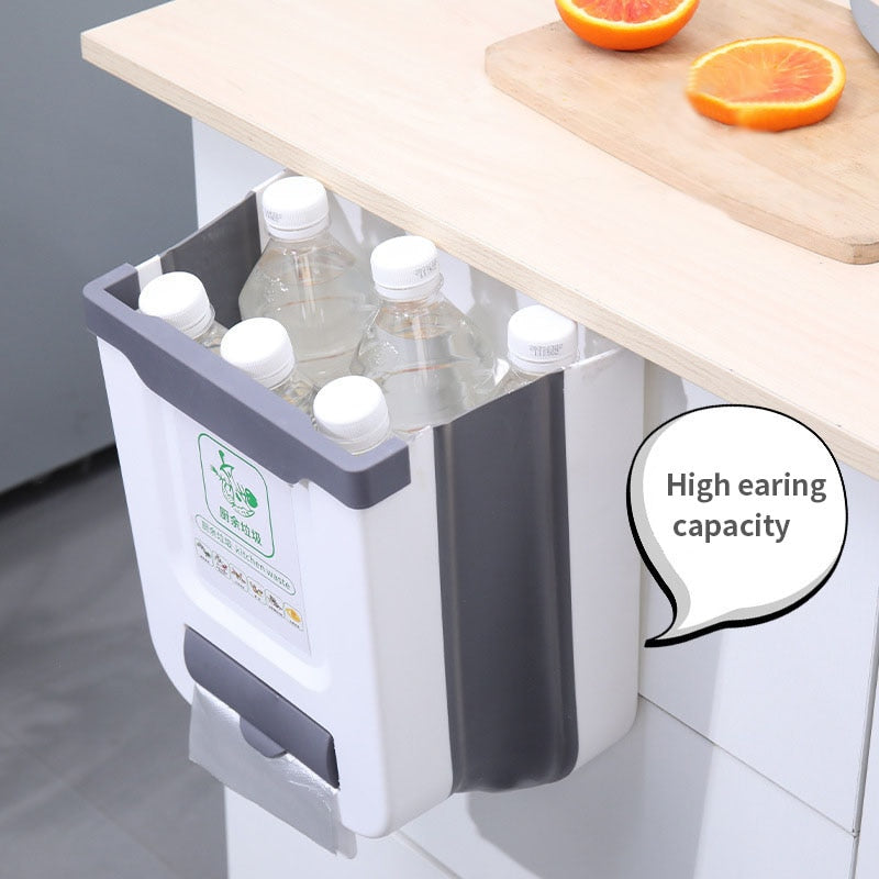 Kitchen Trash Can Foldable Portable Car Trash - Thal Lifestyle