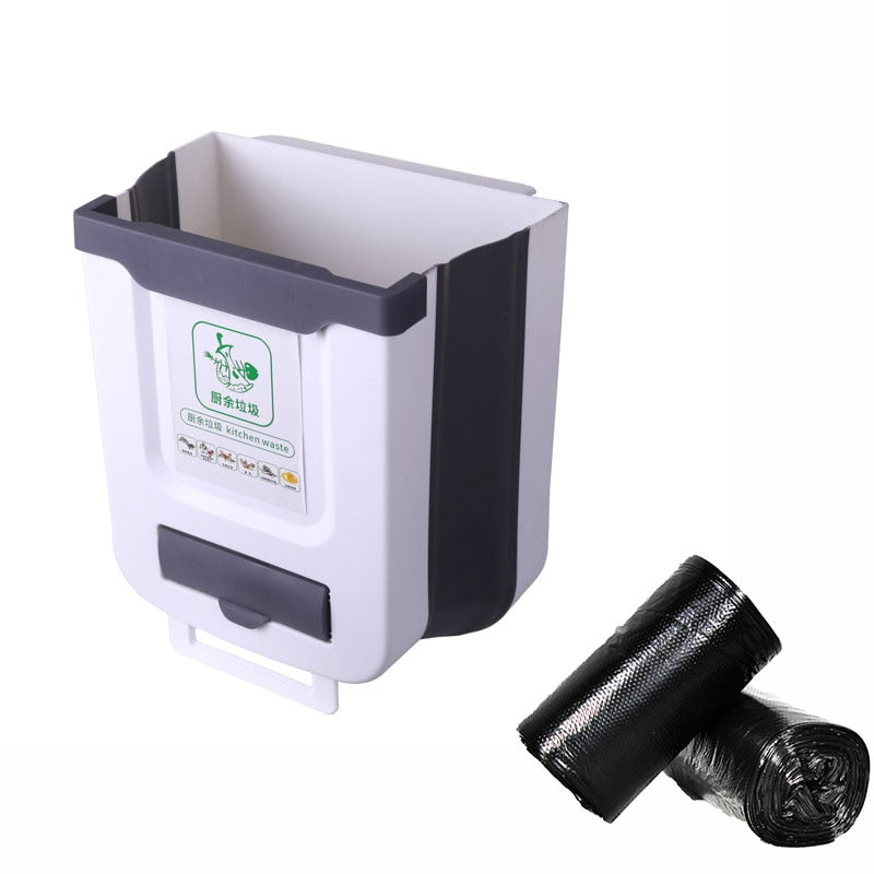 Kitchen Trash Can Foldable Portable Car Trash - Thal Lifestyle