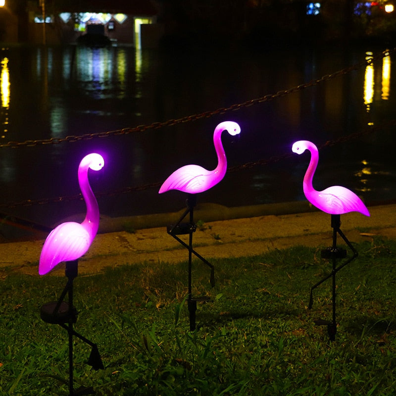 LED Lawn Solar Flamingo Lamp Outdoor Solar - Thal Lifestyle